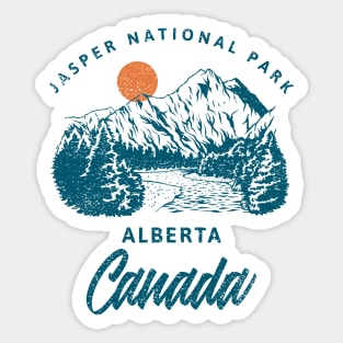 Jasper National Park Alberta Canada Sticker